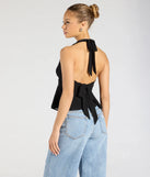 From bold to effortless, the Chic Flowy Lace Chiffon Halter Top lets you define your vibe with black tops that speak your style.