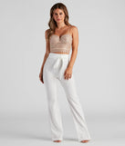 Stay on-trend this season with the Reigning Lace Bustier Top in natural, a must-have for creating stylish and effortless spring outfits for women.