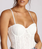 Get Structured Lace Bodysuit