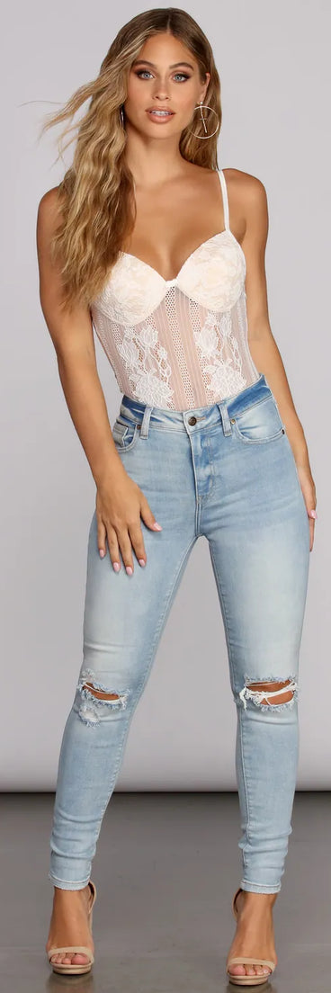 Boldly Beautiful Bustier Bodysuit