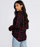 She's Outdoorsy Plaid Top