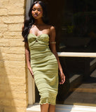 Take Me Away Tube Midi Dress