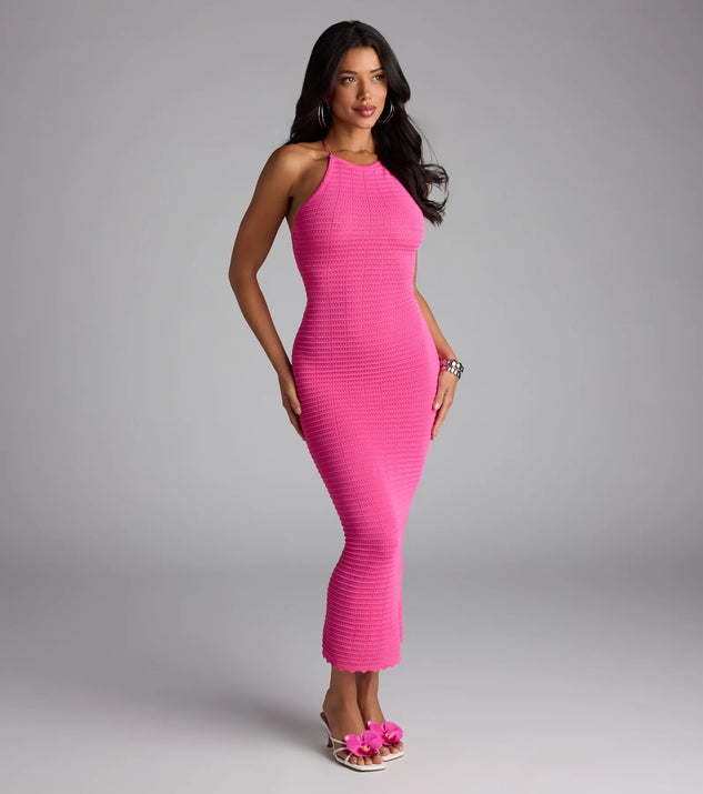 Mami Opal Extreme Single Sleeve Wide Leg Jumpsuit - Magenta