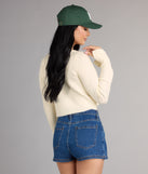 Cozy Charm Tie Front Sweater