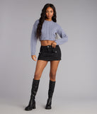 Falling for Knits Crop Sweater