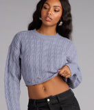Falling for Knits Crop Sweater