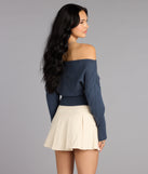 Sunday Edit Off-The-Shoulder Sweater