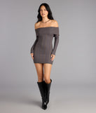 The Cozy Allure Cable Knit Mini Dress is your new go-to Windsor dress—effortless, versatile, and made to update your fall style in seconds.