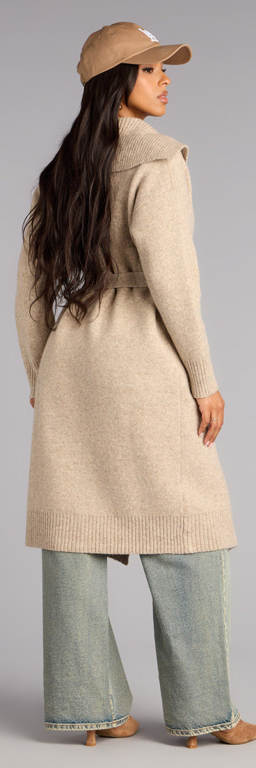 Cozy Intentions Knit Duster Cardigan