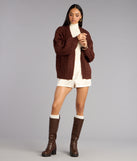 Wrap Me Up Cable Knit Cardigan