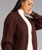 Wrap Me Up Cable Knit Cardigan