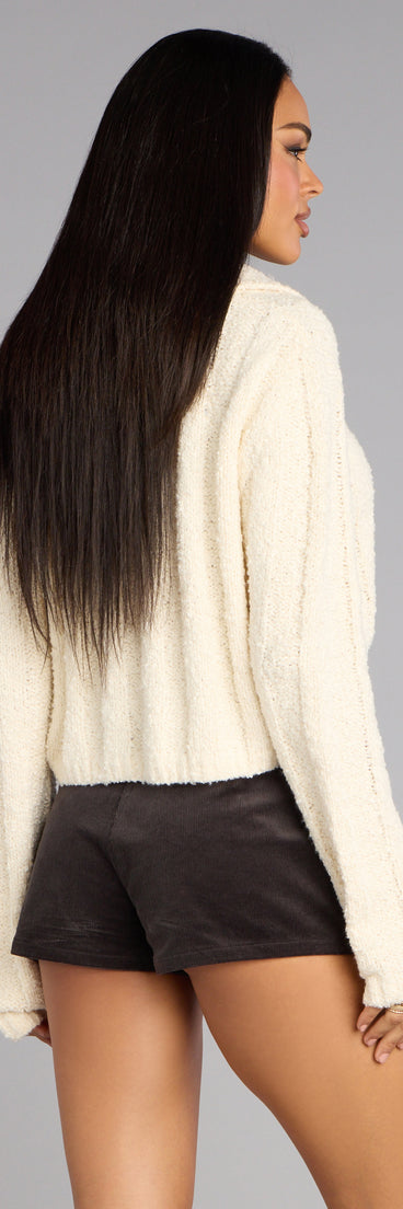 Effortless Edit Collar Knit Sweater