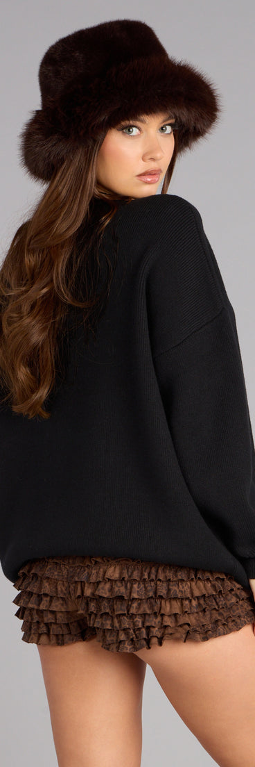 Weekend Mood Oversized Sweater