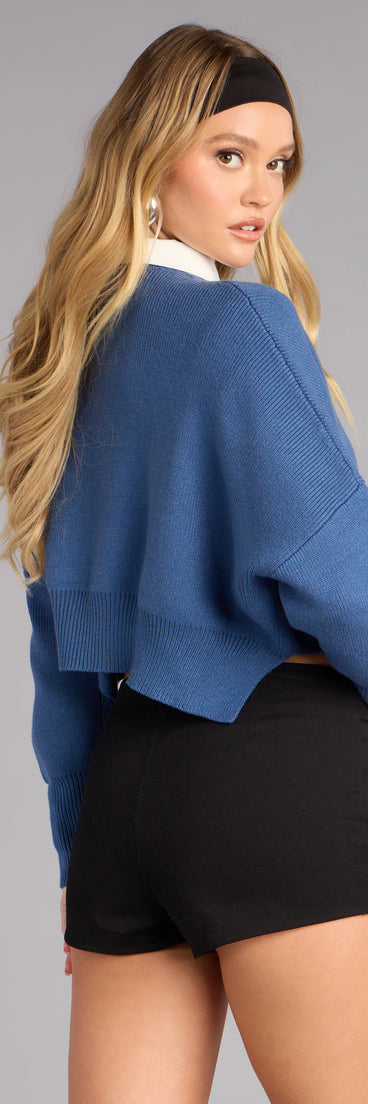 Cozy Edit Crop Sweater