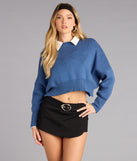 Cozy Edit Crop Sweater