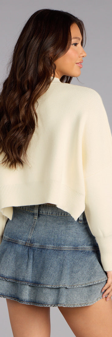 Cozy Edit Crop Sweater
