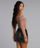 Fall Flirt Off-The-Shoulder Sweater