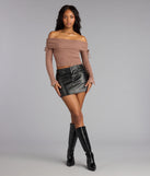 Fall Flirt Off-The-Shoulder Sweater