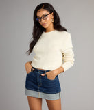 Complete your look with the Falling For Layers Crop Knit Sweater, a trendy top that’s ready to pair with anything in your fall rotation.