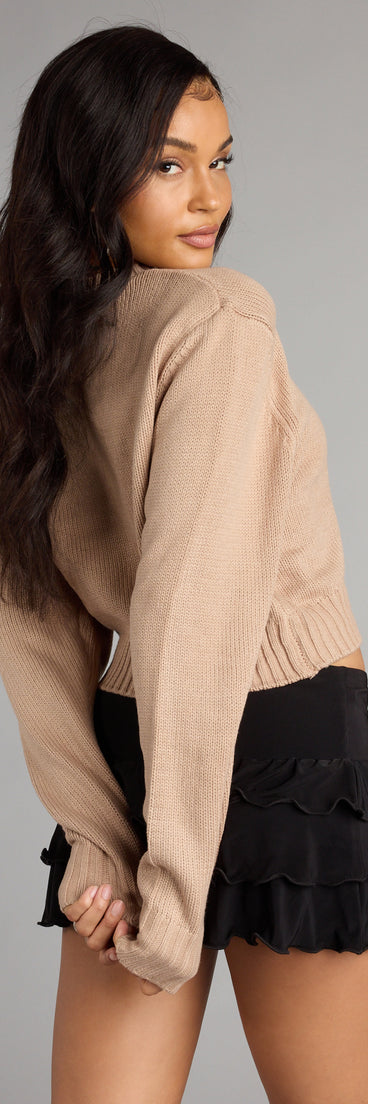 Trendy women’s tops in 0, like the Cozy Agenda Crew Neck Knit Sweater, bring effortless style for fall layering, lounging, or going out.