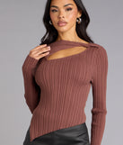 Not So Basic Long Sleeve Cutout Top