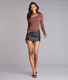 Not So Basic Long Sleeve Cutout Top