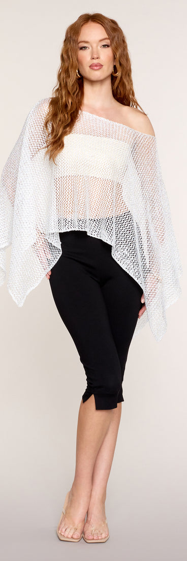 Beach Please Crochet Poncho