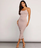 Knit Your Basic Midi Dress