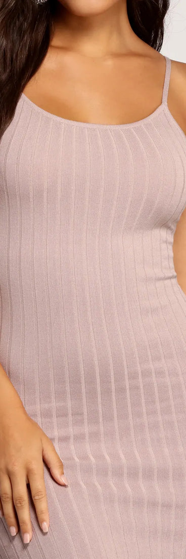 Knit Your Basic Midi Dress