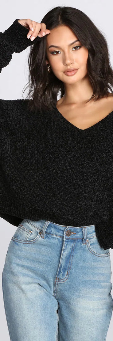 Keep It Cozy Chenille Sweater