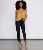 Owning Knit Ribbed Sweater