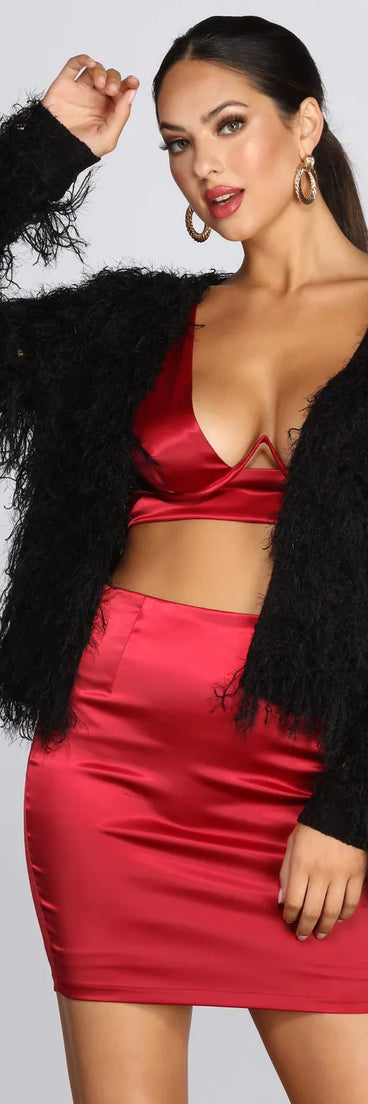 On Fringe Shaggy Cardigan