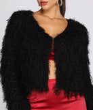 On Fringe Shaggy Cardigan