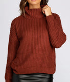 Open Back Turtleneck Sweater