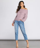 Effortlessly Pretty Eyelash Knit Sweater