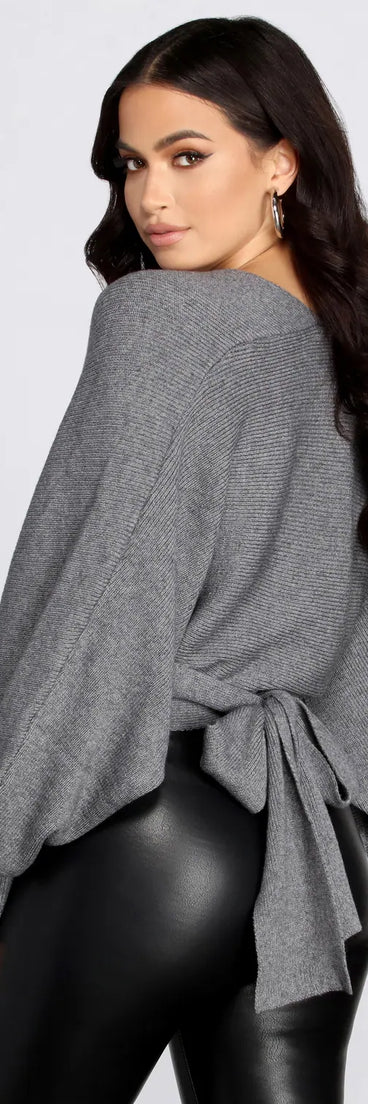 Wrapped And Cozy Sweater