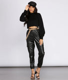 City Gal Crop Sweater