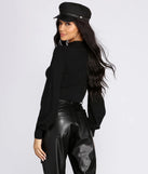 City Gal Crop Sweater