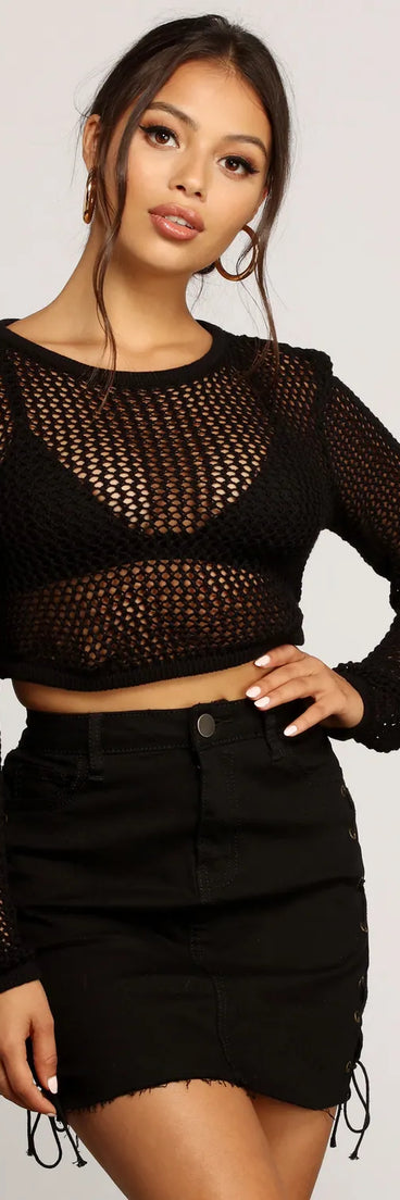 Crochet And Cropped Top