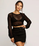 Crochet And Cropped Top