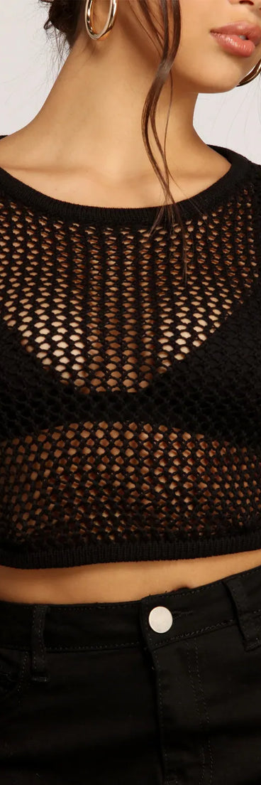 Crochet And Cropped Top