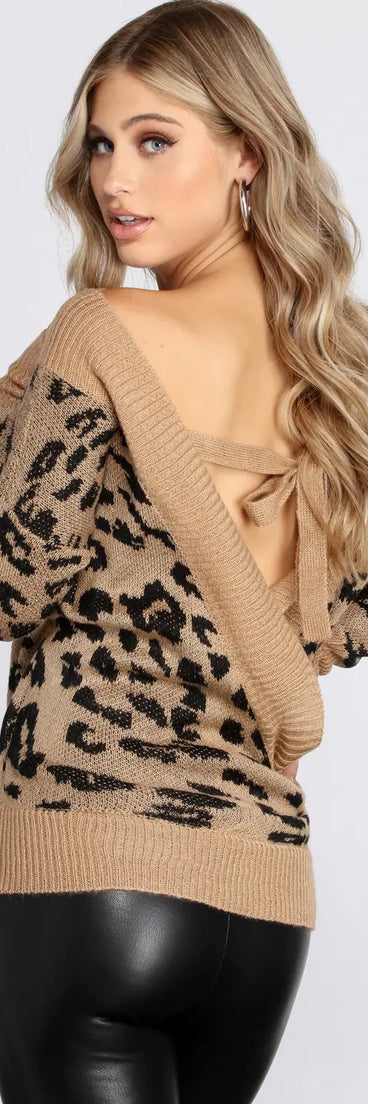 Can't Be Tamed Surplice Sweater