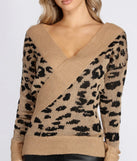 Can't Be Tamed Surplice Sweater