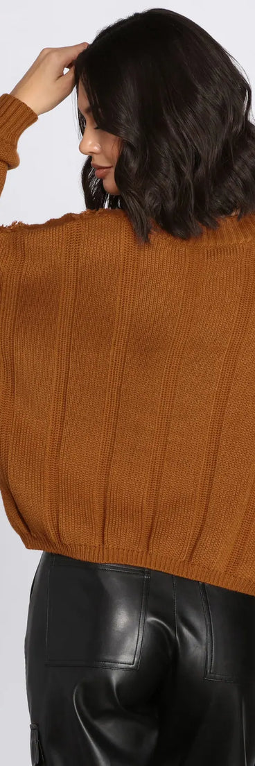 All In The Deets Fringe Pullover