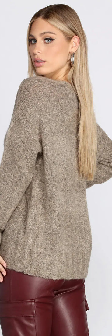Off Shoulder V Neck Tunic