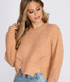 Crisp Days Chenille Pullover