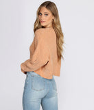 Crisp Days Chenille Pullover