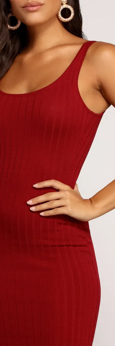 What's The Scoop Neck Dress