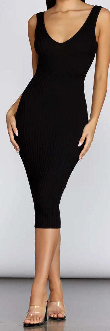 Gettin' Midi With It Dress