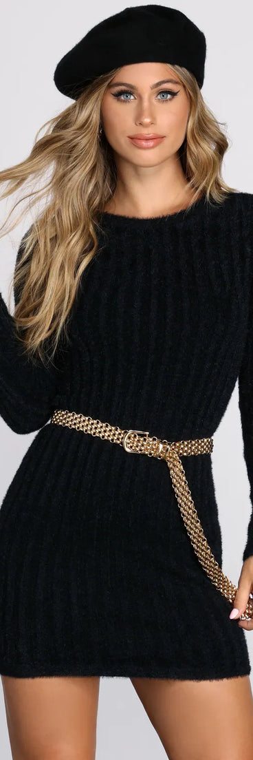 The Fuzz Sweater Dress